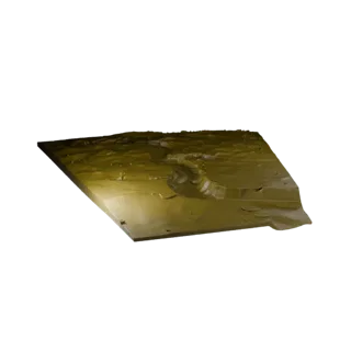 Stylized Swamp Mud Trail 3D Terrain Chunks for Game Levels