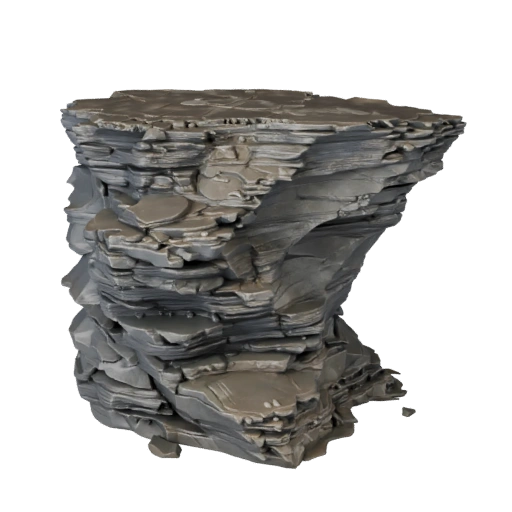 Activo 3D de Plataforma Rocosa Costera para Unreal para Construcciones en Tiempo Real