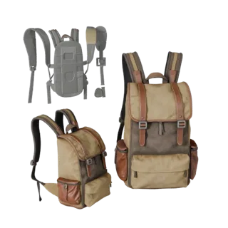 Travel Backpack 3D Realtime Asset for Game Engines