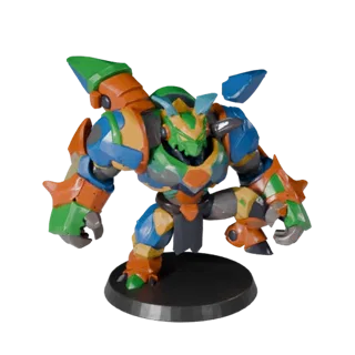 Miniatura Stilizzata Sci-Fi Beast | Pacchetto Gioco Realtime