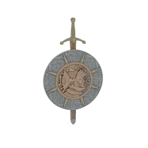 Aztec Warrior Shield and Sword Set