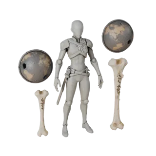 Anime Command Mage 3D Character Model for RPG Scenes