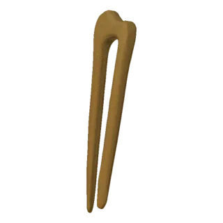U-Shaped Hairpin with Matte Finish