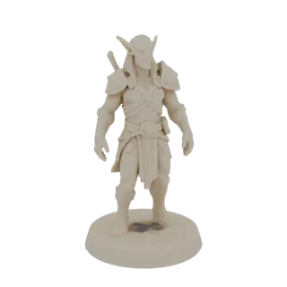 Fantasy Tiefling Druid Miniature STL