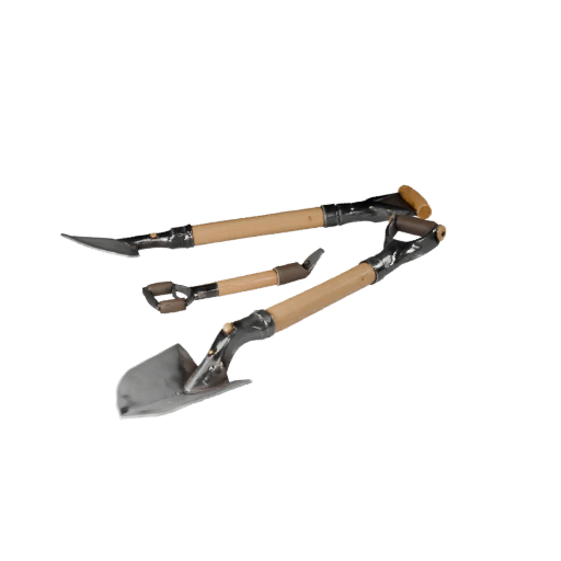 Pala Pulita Casual 3D Game Asset per Livelli Indie