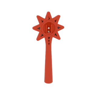 Red Starburst Wand 3D Model