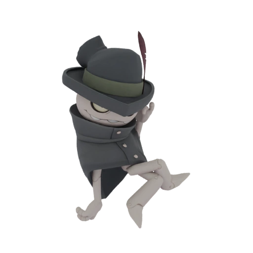 Detective Character 3D Model