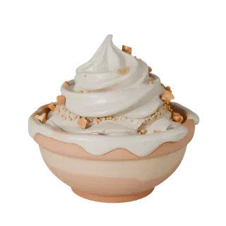 Printable Glazed Ice Cream Bowl STL 3D Print Asset