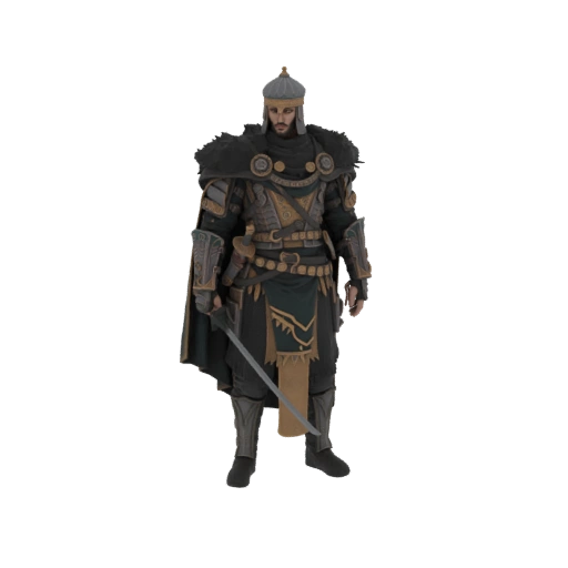 Medieval Warrior with Sword