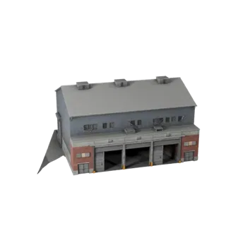 Stylized Brewery Building 3D Model - Game Asset for Architecture