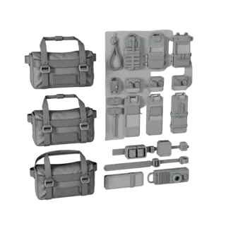 Urban Utility Pouch 3D Kit Asset for Studio Builds