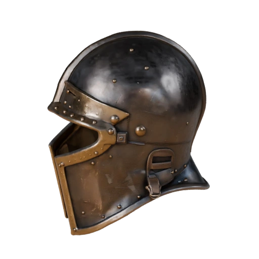 Capacete Medieval 3D Studio Asset para Renders de Cinema