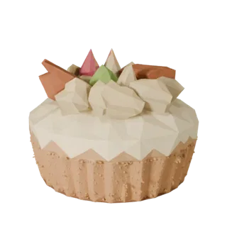 Celebration Cupcake 3D Game Asset for Realtime Use