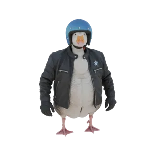 Biker Gans 3D Modell