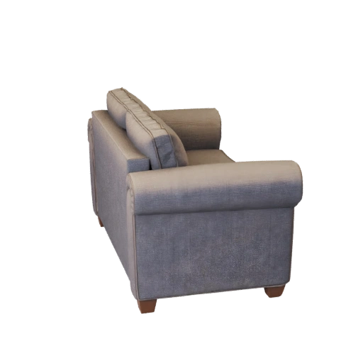 Canapé Tufté Stylisé 3D pour Jeux Casual