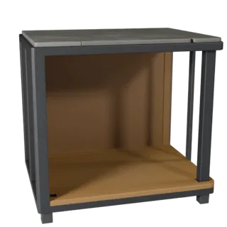 Minimal Side Table 3D Asset for Game Engine Levels