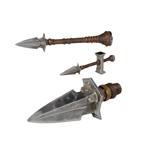 Lança de Fantasia Detalhada Render Studio Propriedade 3D