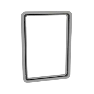Rectangular frame with thin 1mm walls