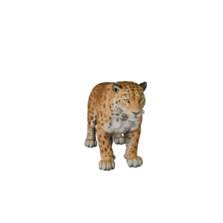 Leopard 3D Model for Blender - PBR Asset with Textures | PBR