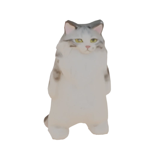 Gato Fofo em Pé