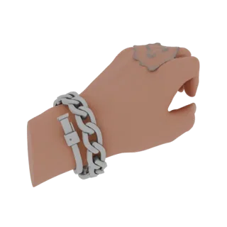 Tennis Bracelet 3D Browser Asset for AR Online Use