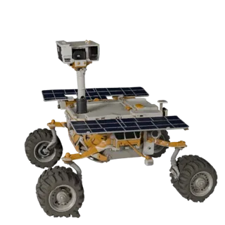 Lunar Planetary Rover 3D Cinematic Asset for Studio