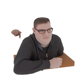 Chubby Guy with Glasses