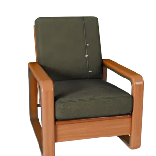 Industrial Lounge Chair 3D Asset for Engine Levels
