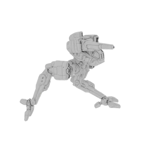 Sci-Fi Bipedal Walker