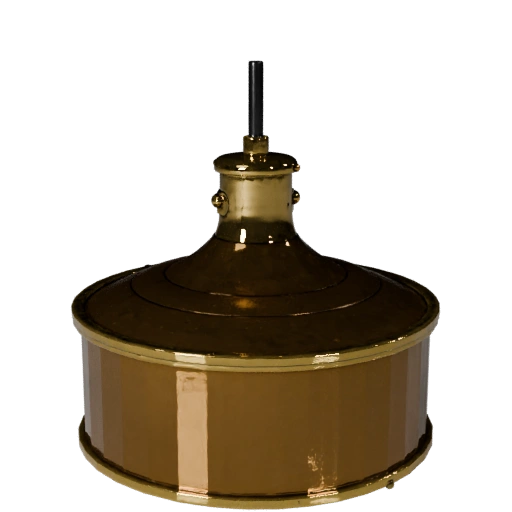 Lampe Suspendue en Laiton Modèle 3D pour Jeux Casual