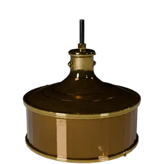 Brass Pendant Lamp 3D Game Asset for Casual Levels