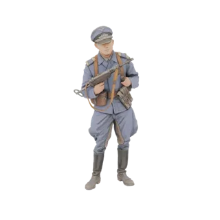 German Soldier with MP40 Submachine Gun