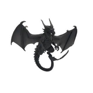 Dark Fantasy Drago Antico Boss Miniature STL - Posa Colpo Dall'Alto