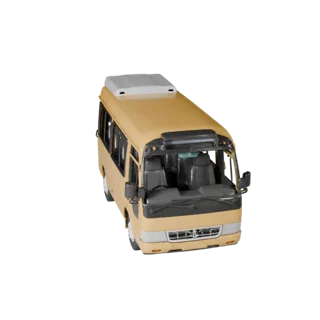 Minibus High Poly 3D Model per Rendering Studio Asset PBR