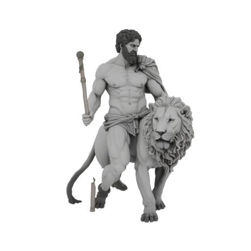 Hercules and the Nemean Lion