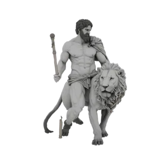Hercules and the Nemean Lion
