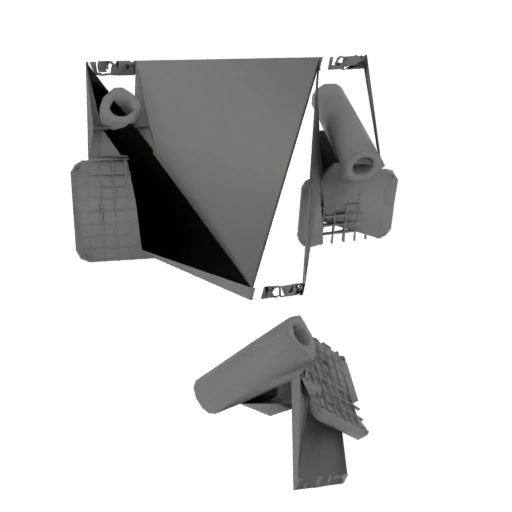 Sci-Fi Cannon and Turret Assembly