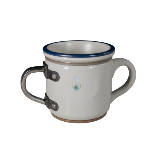 Minimalistische Tasse 3D-Asset für Game Engines, Unreal Ready