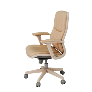 Scandinavian Office Chair 3D Asset for Studio Films