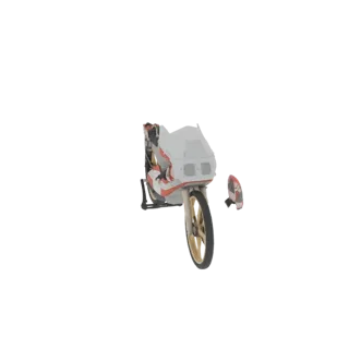 Vintage Racing Motorcycle with Detached Fairing