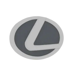 Modello 3D Logo Lexus