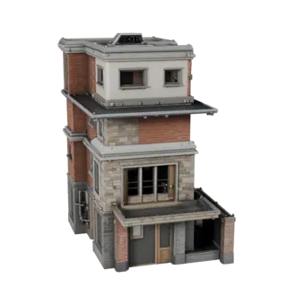 High Poly Modular Sci Fi Building Kit 3D Model for Archviz