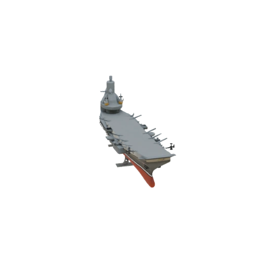Modern Aircraft Carrier 3D Model