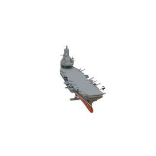 Modern Aircraft Carrier 3D Model