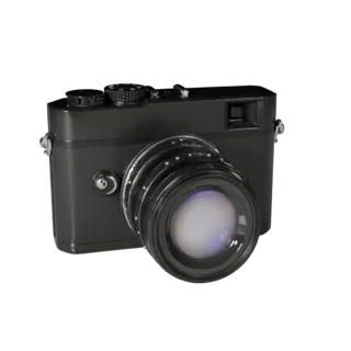 Studio Vintage Camera 3D Asset for Online Catalogs