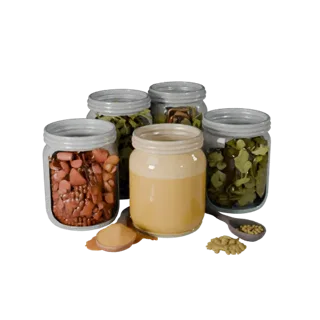 Fresh Herb Spice Jars 3D Cinematic Asset for Studio