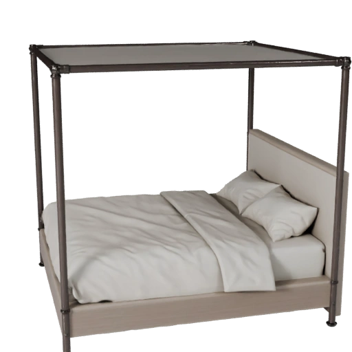 Kit de Módulo de Cama Queen Canopy para Construtores 3D