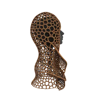 Abstract Honeycomb Hood