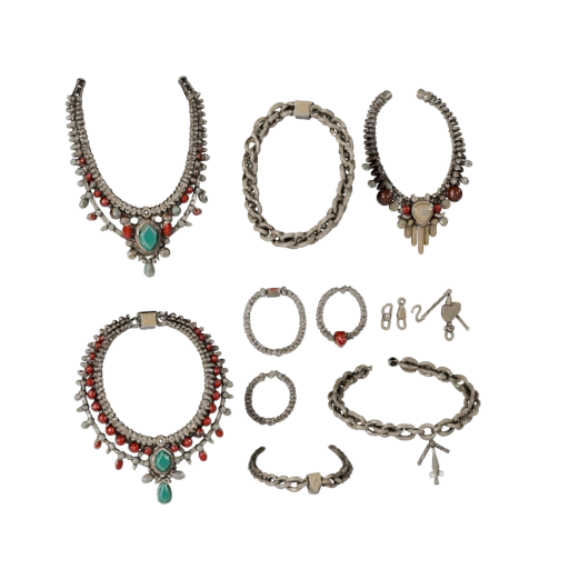 Boho-Halsketten-Set 3D-Asset für Casual Game Engines