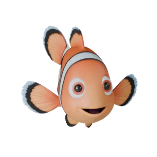Cartoon Clownfish 3D Model - Stylized Asset for Animation | PBR